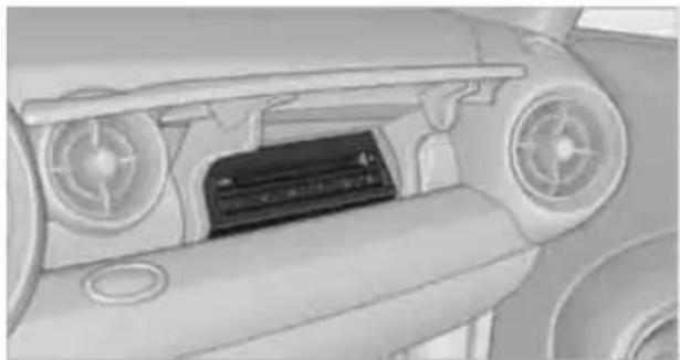 Close-up of a car's front dashboard and rear intake manifold (no visible text or symbols)