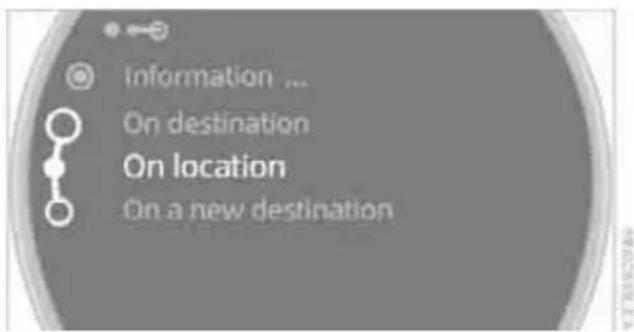Information ... On destination On location On a new destination