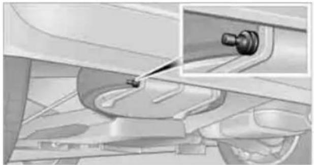 Mechanical assembly diagram showing a lever mechanism and component placement (no text or labels)