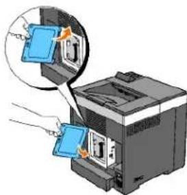 DELL 2130cn - Udtagning af netværksprotokoladapteren - 4