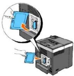 DELL 2130cn - Fjernelse af hukommelse - 2