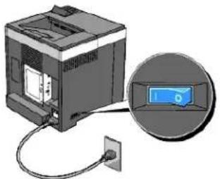 DELL 2130cn - Tænd printeren - 2