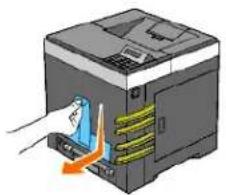 DELL 2130cn - Installation af printhoved-enheden (PHD) - 1