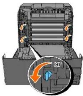 DELL 2130cn - Udskiftning af printhoved-enhed (PHD-enhed) - 4