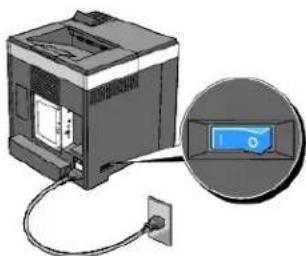 DELL 2130cn - Tænd printeren - 2