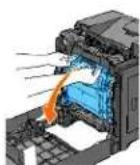 DELL 2130cn - Rengøring af CTD-sensoren inde i printeren - 3