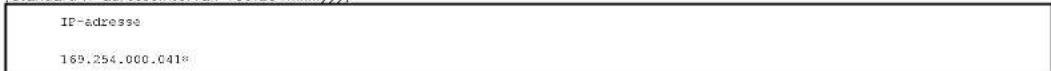 IP-adresse 169.254.000.0418