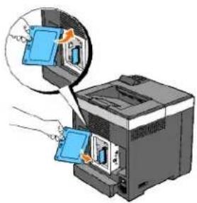 DELL 2130cn - Installation af en hukommelse - 5