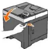 DELL 2130cn - Rengøring af CTD-sensoren inde i printeren - 2