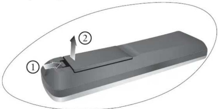 Diagram of a mechanical component with numbered parts and directional arrows indicating motion or force