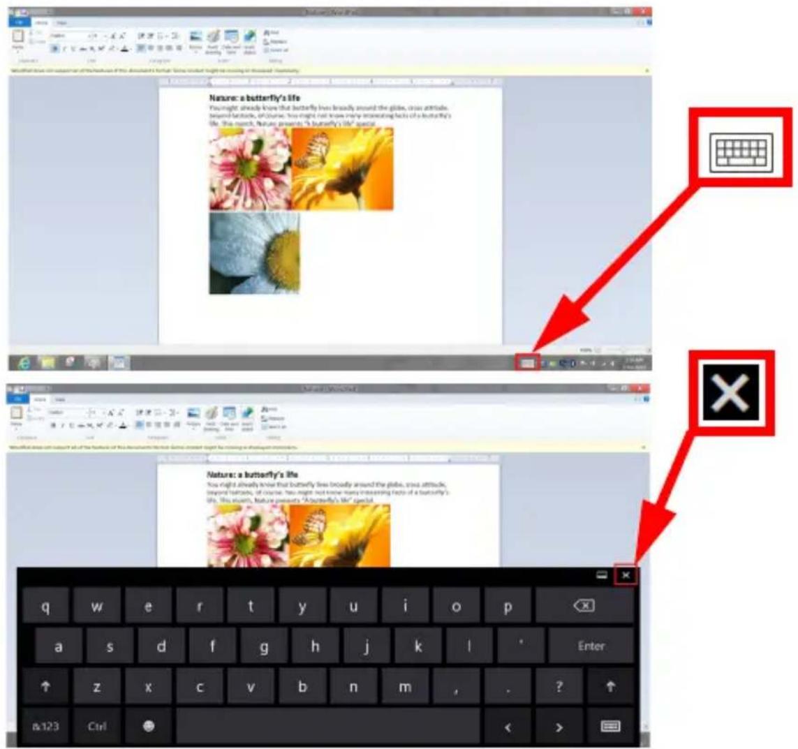 ACER Iconia W511 - BRUG AF DET VIRTUELLE TASTATUR (VIRTUAL KEYBOARD) - 2