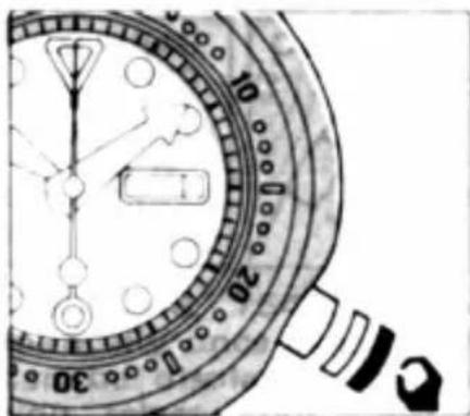 SEIKO 2625 - HOW TO SET THE TIME AND CALENDAR TO SET THE TIME - 2