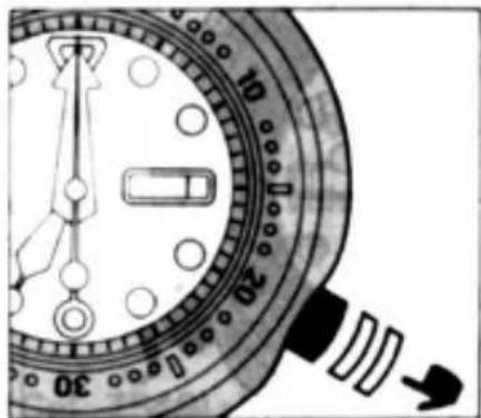 SEIKO 2625 - TO SET THE SECOND HAND - 2