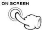 KENWOOD DVT-6100K - Press the ON SCREEN (OSD). - 1