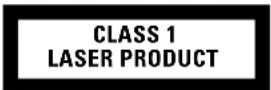 KENWOOD DVT-6100K - The marking of products using lasers (Except for some areas) - 1