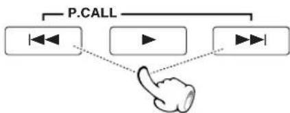 KENWOOD DVT-6100K - Press the P.CALL (◄◄◄/►►) keys to select the desired program type. - 1