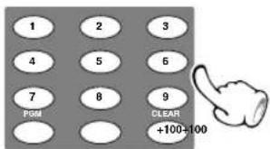 1 2 3 4 5 6 7 8 9 PGM CLEAR +100-100