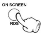 KENWOOD DVT-6100K - Press the RDS key - 1
