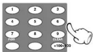 1 2 3 4 5 6 7 8 9 POM CLEAR +100+100