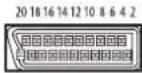 PIONEER DCS-368K - SCART-euroliittimen nastajärjestys - 1