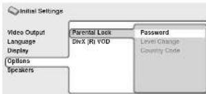 PIONEER DCS-368K - Vælg "Password". - 1