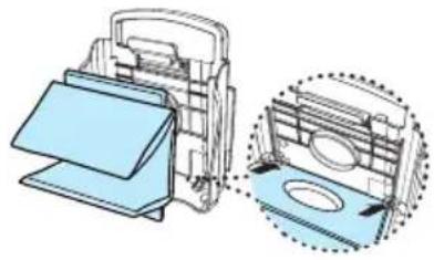 Technical illustration of a mechanical device with two views: top shows internal components, bottom shows exterior panels (no text or symbols).