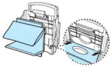 Technical illustration of a mechanical device with two views: top view shows internal components, bottom view shows exterior panels (no text or symbols)