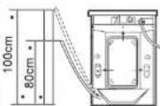 HAIER HW-A1270 - Water drainage hose - 1