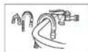 HAIER HW-A1270 - Water drainage hose - 2
