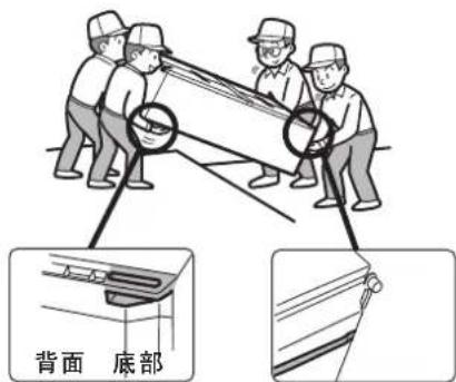 背面 底部