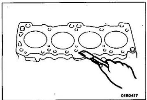 MITSUBISHI Colt (1992) - REMOVAL OF CYLINDER HEAD ASSEMBLY - 1