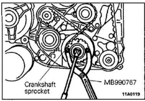 Crankshaft sprocket MB990767 11A0119