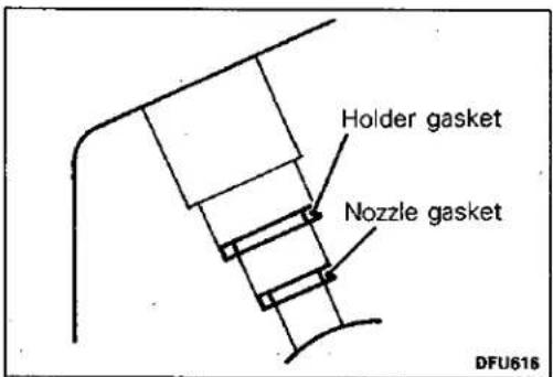 Holder gasket Nozzle gasket DFU616