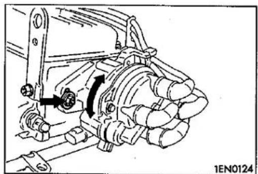 MITSUBISHI Colt (1992) - IGNITION TIMING INSPECTION AND ADJUSTMENT E11FUBG - 2
