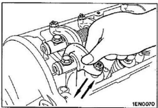 MITSUBISHI Colt (1992) - VALVE CLEARANCE INSPECTION AND ADJUSTMENT E11FDAW - 1
