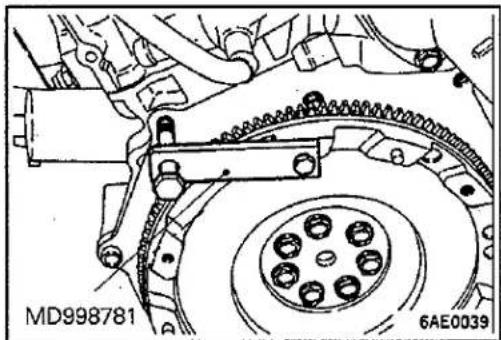 MITSUBISHI Colt (1992) - INSTALLATION OF CRANKSHAFT REAR OIL SEAL - 1
