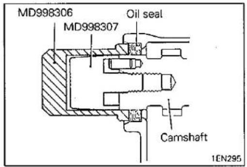 MD998306 MD998307 Oil seal Camshaft 1EN295