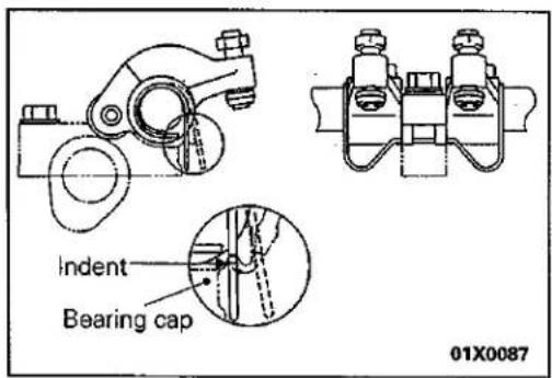 Indent Bearing cap 01X0087