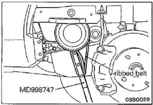 MD998747 03S0029 -ribbed belt