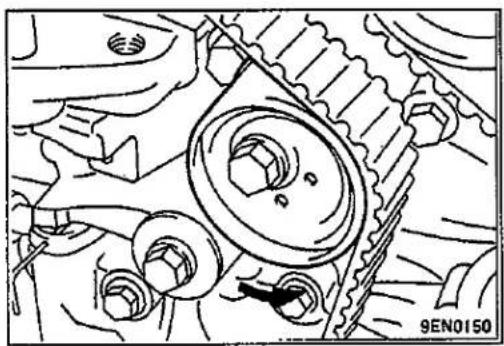 MITSUBISHI Colt (1992) - INSTALLATION OF TIMING BELT - 2