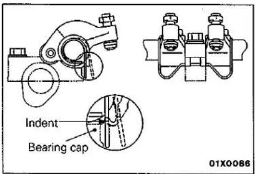 Indent Bearing cap 01X0086