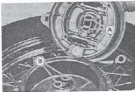 MITSUBISHI Vulcan 800 (1996) - Rear Wheel Installation - 1