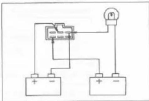 MITSUBISHI Vulcan 800 (1996) - Regulator Circuit Check: - 2