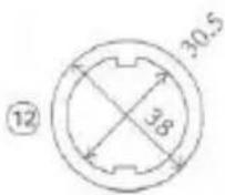 MITSUBISHI Vulcan 800 (1996) - Shift Drum Disassembly/Assembly - 9