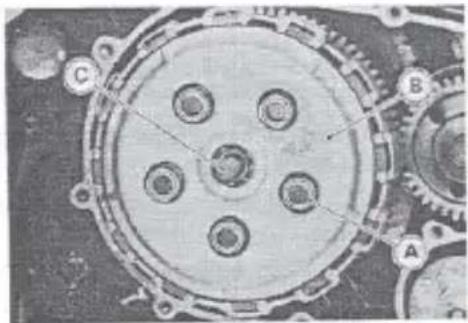 MITSUBISHI Vulcan 800 (1996) - Clutch Removal - 1