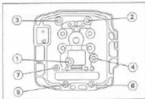 Labeled diagram of a camera module with numbered components for identification