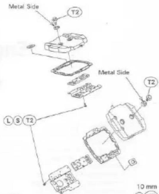 Metal Side T2 Metal Side L S T2 T2 10 mm