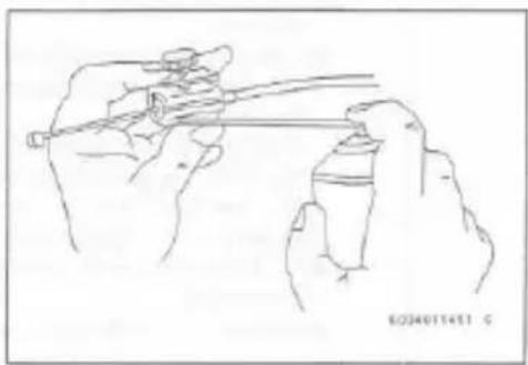 MITSUBISHI Vulcan 800 (1996) - Cable Lubrication - 1