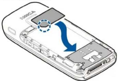 ACTi E65 - ■ Indsættelse af SIM-kortet og batteriet - 3