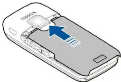 ACTi E65 - ■ Indsættelse af SIM-kortet og batteriet - 4